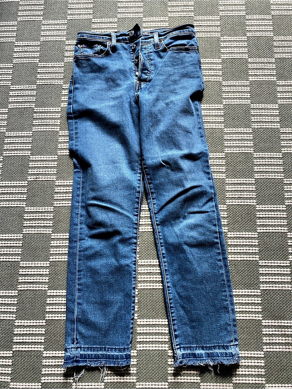 Levi's Wedgie Straight Jeans Blue Waist 28